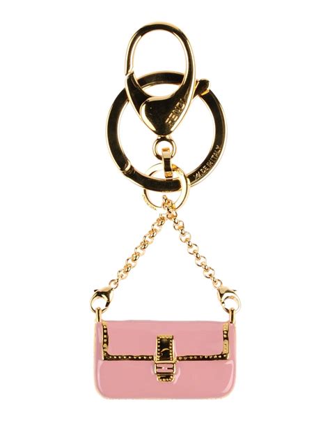 fendi mink keyring pink|fendi official website.